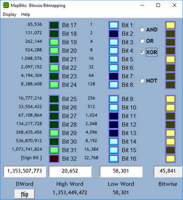 MapBits Bitwise-Interface